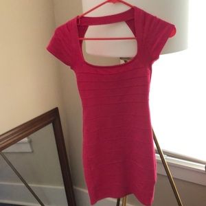 F21 banded mini dress